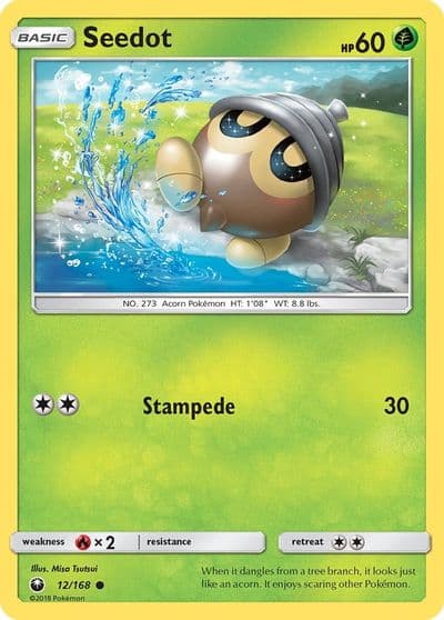 Seedot (12) SM - Celestial Storm Pokemon card