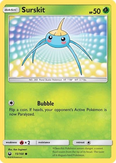 Surskit SM - Celestial Storm Pokemon card