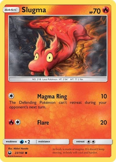 Slugma SM - Celestial Storm Pokemon card