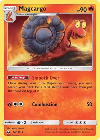 Magcargo SM - Celestial Storm Pokemon card