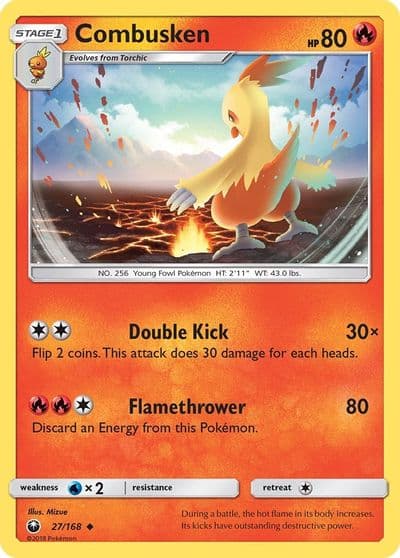 Combusken SM - Celestial Storm Pokemon card