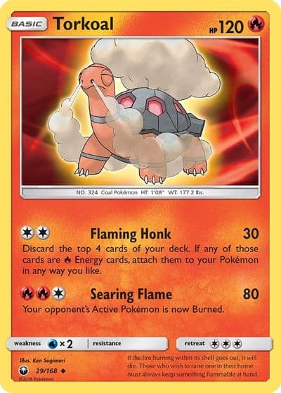 Torkoal SM - Celestial Storm Pokemon card