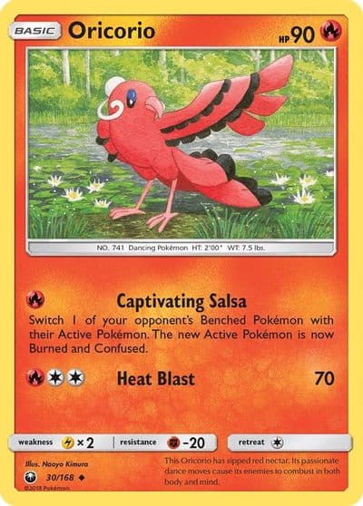Oricorio (30) SM - Celestial Storm Pokemon card