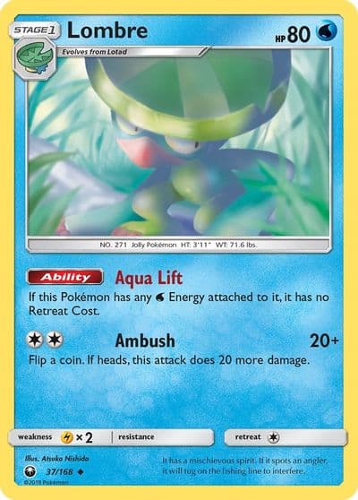 Lombre SM - Celestial Storm Pokemon card