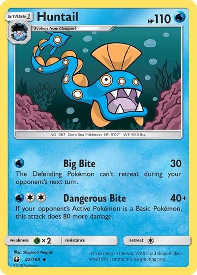 Huntail SM - Celestial Storm Pokemon card