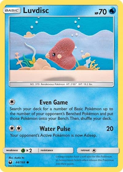 Luvdisc SM - Celestial Storm Pokemon card