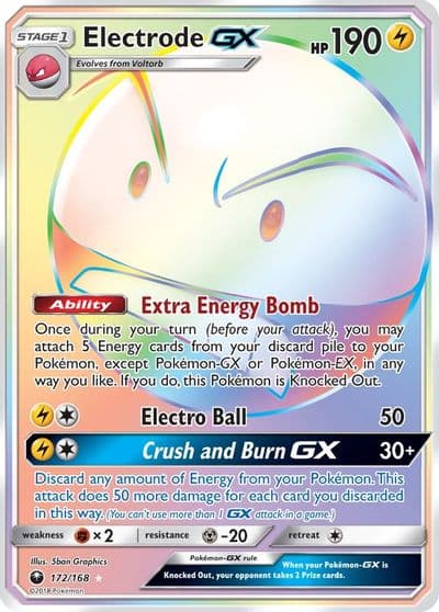 Electrode GX (Secret) SM - Celestial Storm Pokemon card
