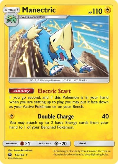 Manectric SM - Celestial Storm Pokemon card
