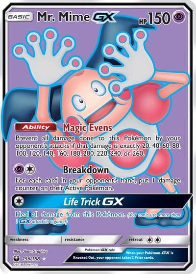Mr. Mime GX (Full Art) SM - Celestial Storm Pokemon card