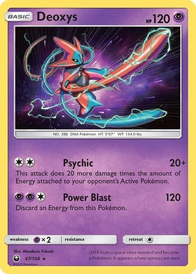 Deoxys (67) SM - Celestial Storm Pokemon card