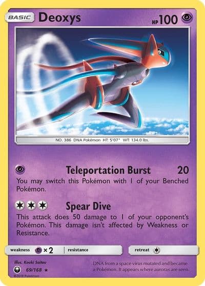 Deoxys (69) SM - Celestial Storm Pokemon card