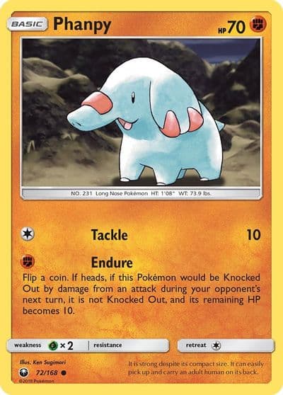 Phanpy SM - Celestial Storm Pokemon card