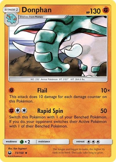 Donphan SM - Celestial Storm Pokemon card