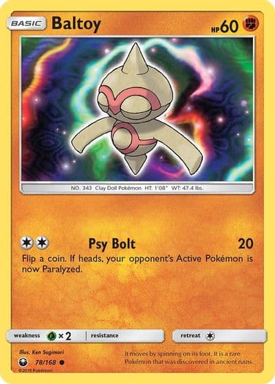 Baltoy SM - Celestial Storm Pokemon card