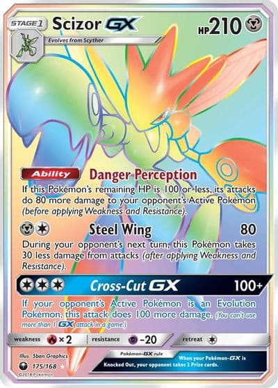 Scizor GX (Secret) SM - Celestial Storm Pokemon card