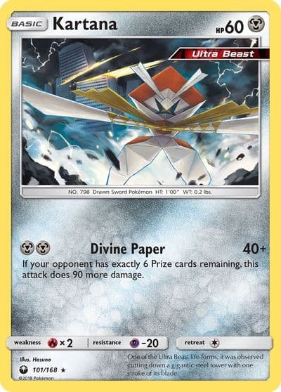 Kartana SM - Celestial Storm Pokemon card
