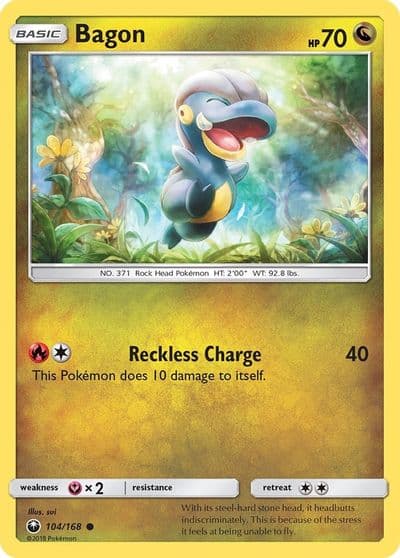 Bagon (104) SM - Celestial Storm Pokemon card