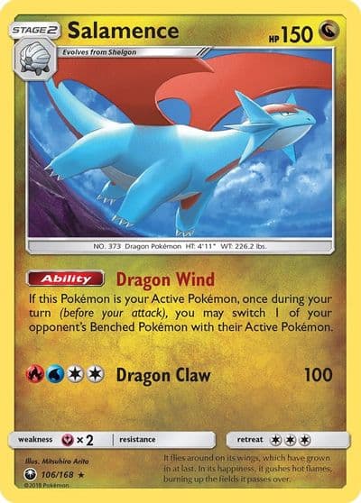 Salamence SM - Celestial Storm Pokemon card