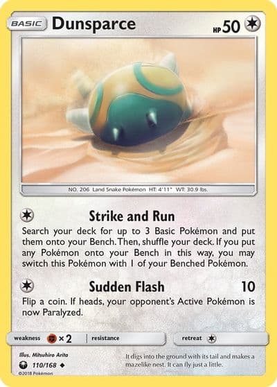 Dunsparce SM - Celestial Storm Pokemon card