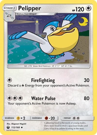 Pelipper SM - Celestial Storm Pokemon card