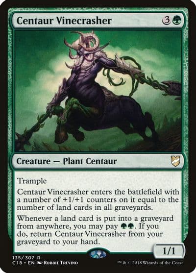 Centaur Vinecrasher Commander 2018 Magic card