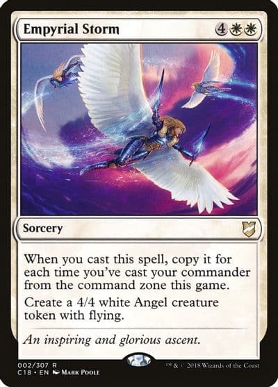 Empyrial Storm Commander 2018 Magic card