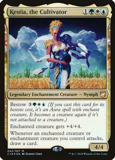 Kestia the Cultivator Commander 2018 Magic card