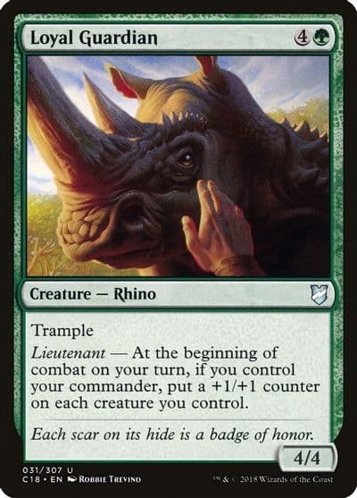 Loyal Guardian Commander 2018 Magic card