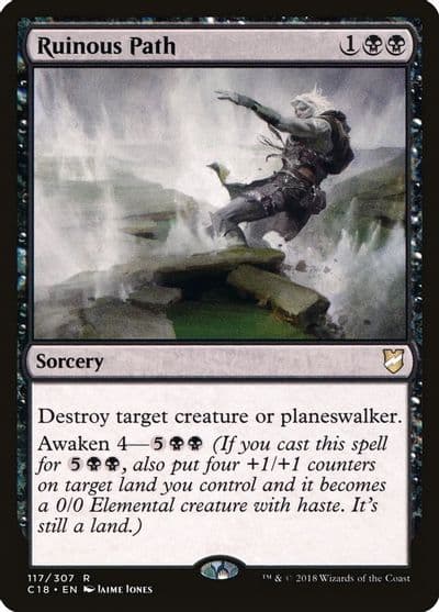 Ruinous Path Commander 2018 Magic card