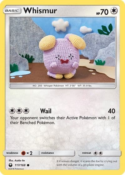 Whismur (117) SM - Celestial Storm Pokemon card
