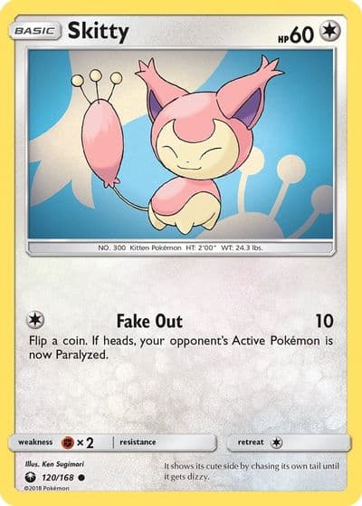 Skitty SM - Celestial Storm Pokemon card