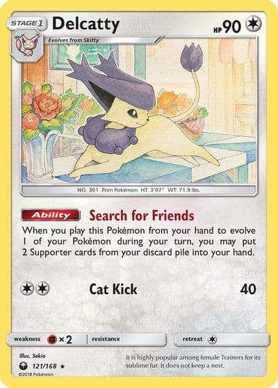 Delcatty SM - Celestial Storm Pokemon card
