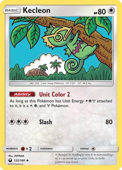 Kecleon SM - Celestial Storm Pokemon card