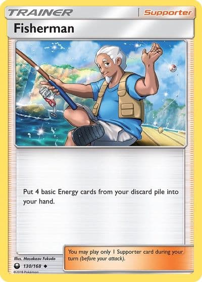 Fisherman SM - Celestial Storm Pokemon card