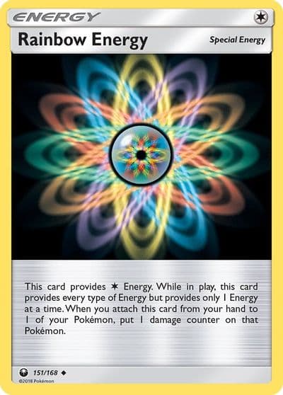 Rainbow Energy SM - Celestial Storm Pokemon card