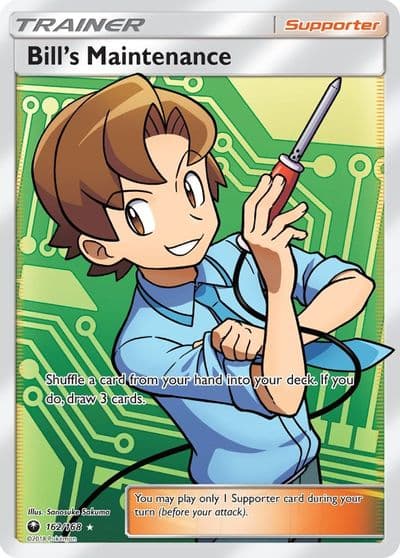 Bill's Maintenance (Full Art) SM - Celestial Storm Pokemon card