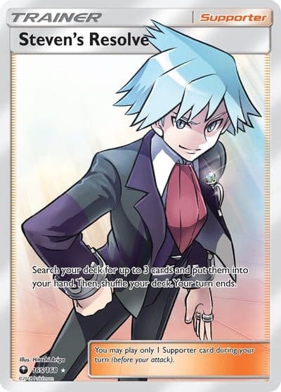 Steven's Resolve (Full Art) SM - Celestial Storm Pokemon card