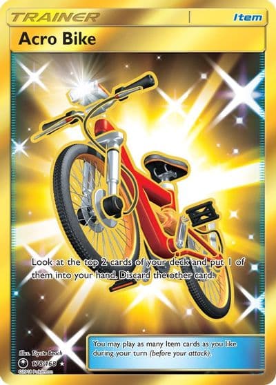 Acro Bike (Secret) SM - Celestial Storm Pokemon card