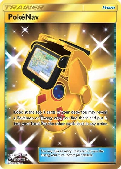 PokeNav (Secret) SM - Celestial Storm Pokemon card