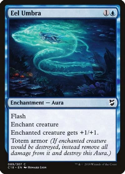 Eel Umbra Commander 2018 Magic card