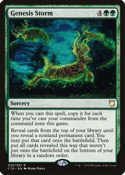 Genesis Storm Commander 2018 Magic card