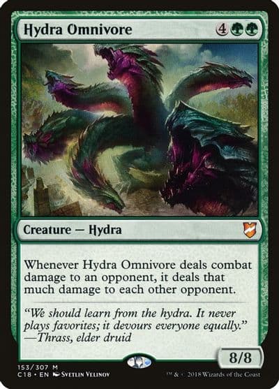 Hydra Omnivore Commander 2018 Magic card