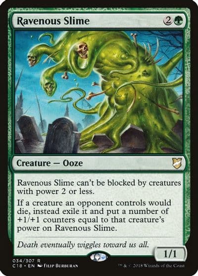Ravenous Slime Commander 2018 Magic card