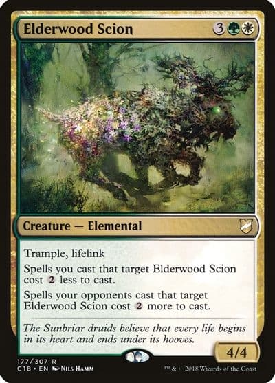 Elderwood Scion Commander 2018 Magic card