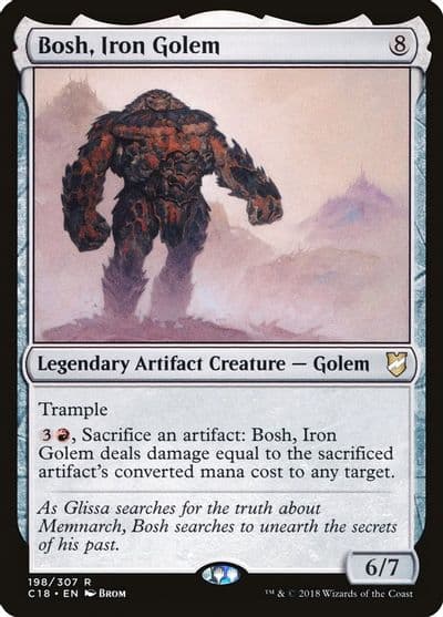 Bosh Iron Golem Commander 2018 Magic card