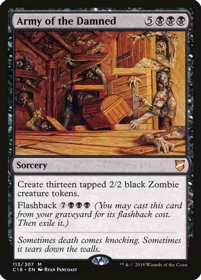 Army of the Damned Commander 2018 Magic card