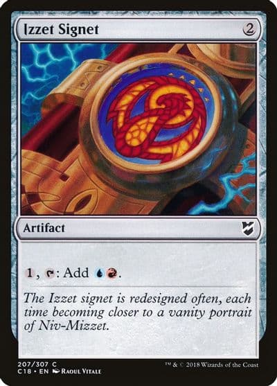 Izzet Signet Commander 2018 Magic card