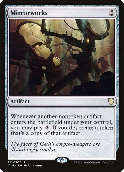 Mirrorworks Commander 2018 Magic card
