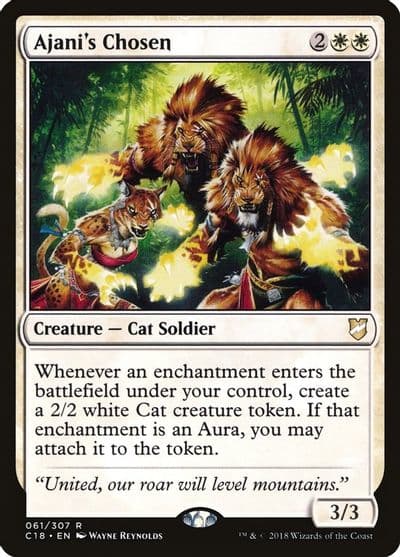 Ajanis Chosen Commander 2018 Magic card