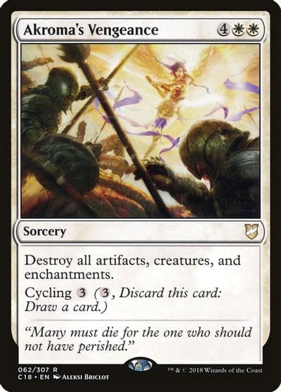 Akromas Vengeance Commander 2018 Magic card